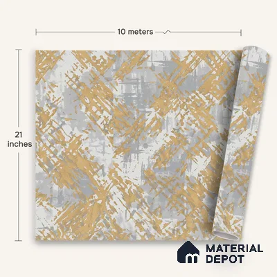 WK150-26 | 10 Meter x 21 Inches Patterned Look Wallpaper - 57.41 Sq. Ft. | Minimum 15% wastage during installation