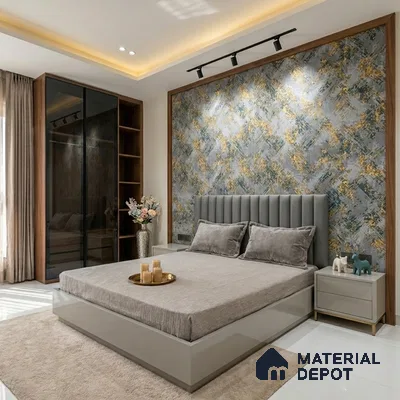 WK150-28 | 10 Meter x 21 Inches Patterned Look Wallpaper - 57.41 Sq. Ft. | Minimum 15% wastage during installation
