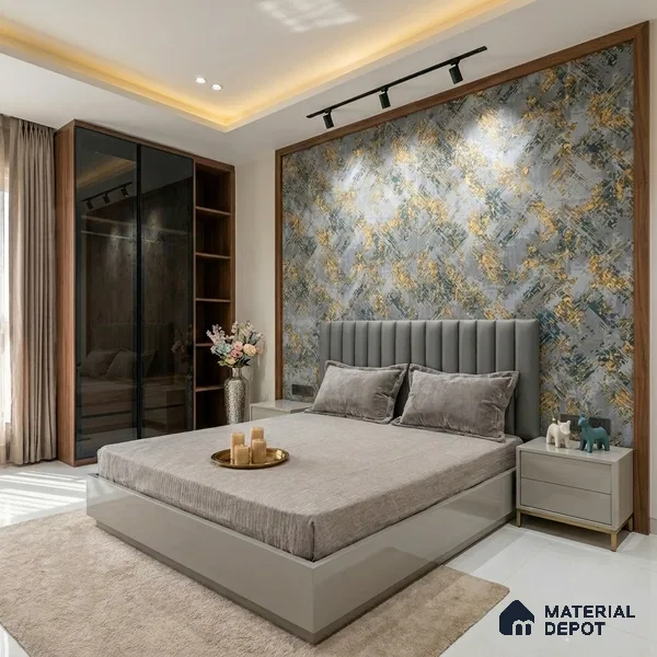 WK150-28 | 10 Meter x 21 Inches Patterned Look Wallpaper - 57.41 Sq. Ft. | Minimum 15% wastage during installation