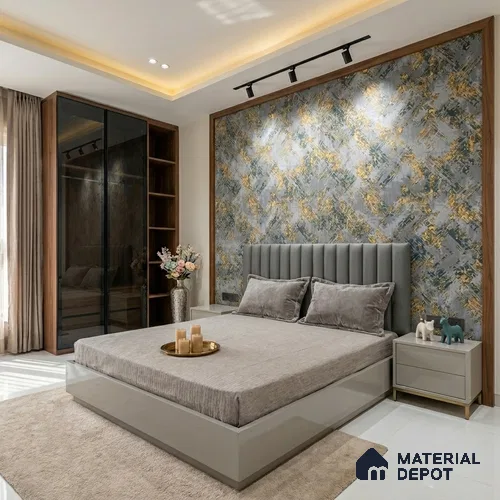 WK150-28 | 10 Meter x 21 Inches Patterned Look Wallpaper - 57.41 Sq. Ft. | Minimum 15% wastage during installation