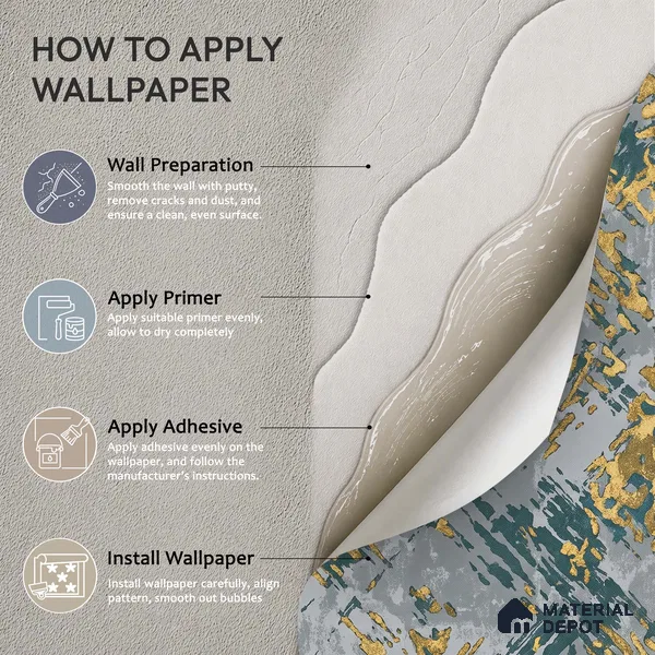 WK150-28 | 10 Meter x 21 Inches Patterned Look Wallpaper - 57.41 Sq. Ft. | Minimum 15% wastage during installation