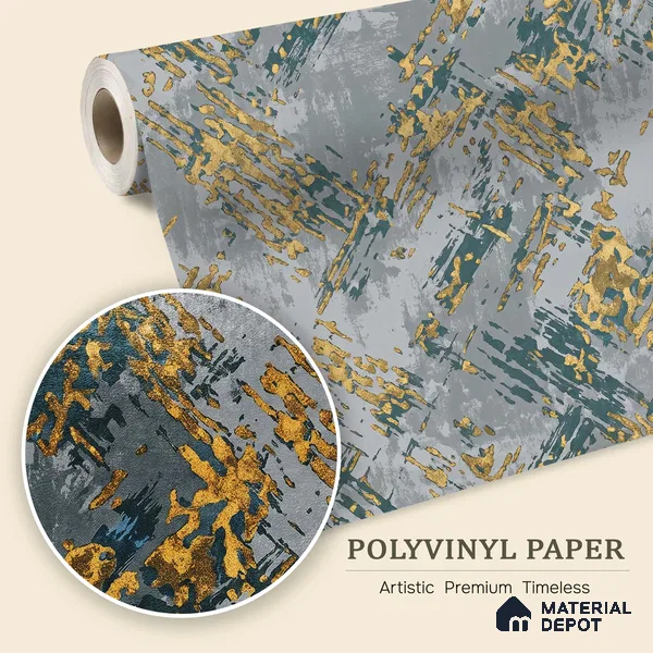WK150-28 | 10 Meter x 21 Inches Patterned Look Wallpaper - 57.41 Sq. Ft. | Minimum 15% wastage during installation