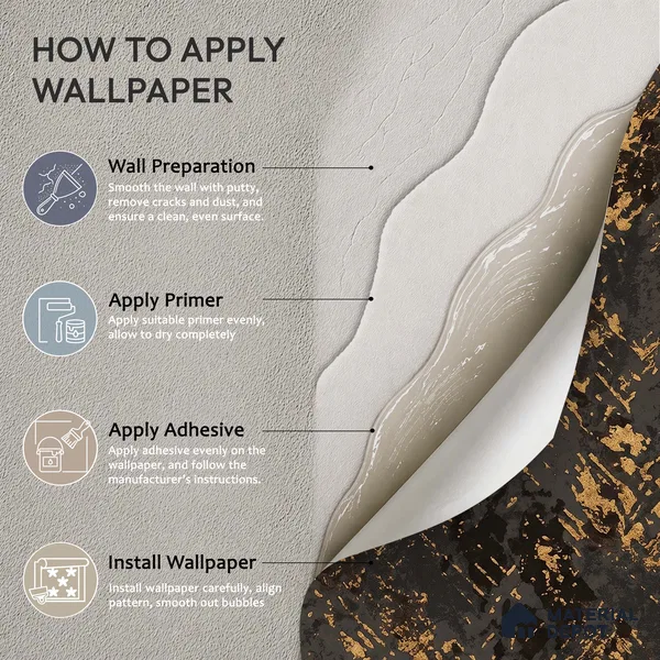 WK150-24 | 10 Meter x 21 Inches Patterned Look Wallpaper - 57.41 Sq. Ft. | Minimum 15% wastage during installation