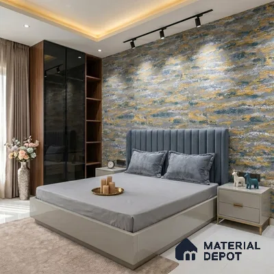 WK150-29 | 10 Meter x 21 Inches Texture Look Wallpaper - 57.41 Sq. Ft. | Minimum 15% wastage during installation