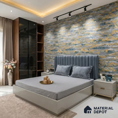 WK150-29 | 10 Meter x 21 Inches Texture Look Wallpaper - 57.41 Sq. Ft. | Minimum 15% wastage during installation