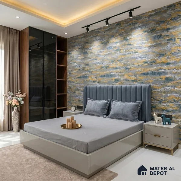 WK150-29 | 10 Meter x 21 Inches Texture Look Wallpaper - 57.41 Sq. Ft. | Minimum 15% wastage during installation