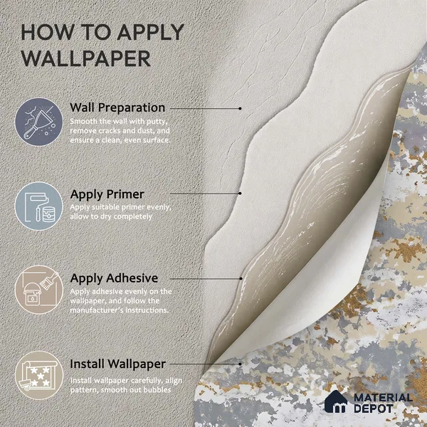 WK150-31 | 10 Meter x 21 Inches Texture Look Wallpaper - 57.41 Sq. Ft. | Minimum 15% wastage during installation