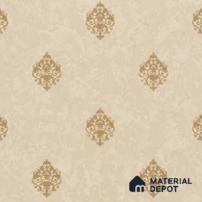 WK150-14 | 10 Meter x 21 Inches Damask Look Wallpaper - 57.41 Sq. Ft. | Minimum 15% wastage during installation
