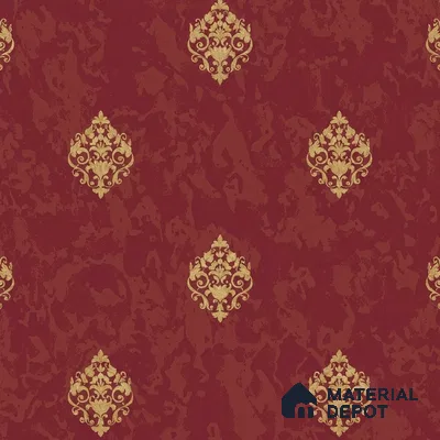 WK150-16 | 10 Meter x 21 Inches Damask Look Wallpaper - 57.41 Sq. Ft. | Minimum 15% wastage during installation