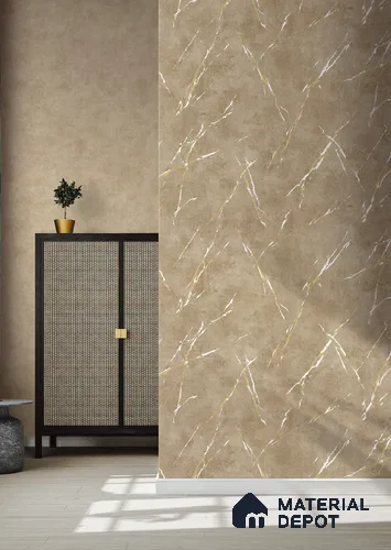 10323-4 | 17ft x 3.5 ft (42 Inches) Marble Look Wallpaper - 59 Sq. Ft. | Minimum 10% wastage during installation