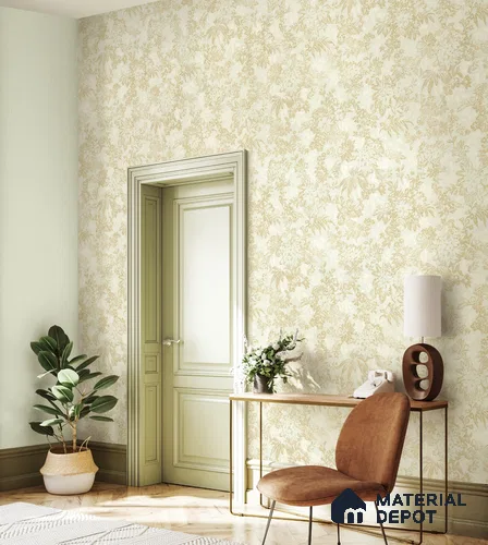 10320-3 | 17ft x 3.5 ft (42 Inches) Florals Look Wallpaper - 59 Sq. Ft. | Minimum 15% wastage during installation
