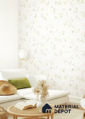 10318-1 | 17ft x 3.5 ft (42 Inches) Florals Look Wallpaper - 59 Sq. Ft.