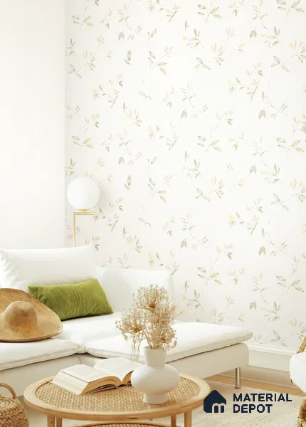 10318-1 | 17ft x 3.5 ft (42 Inches) Florals Look Wallpaper - 59 Sq. Ft.