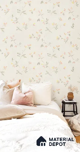 10318-2 | 17ft x 3.5 ft (42 Inches) Florals Look Wallpaper - 59 Sq. Ft. | Minimum 15% wastage during installation