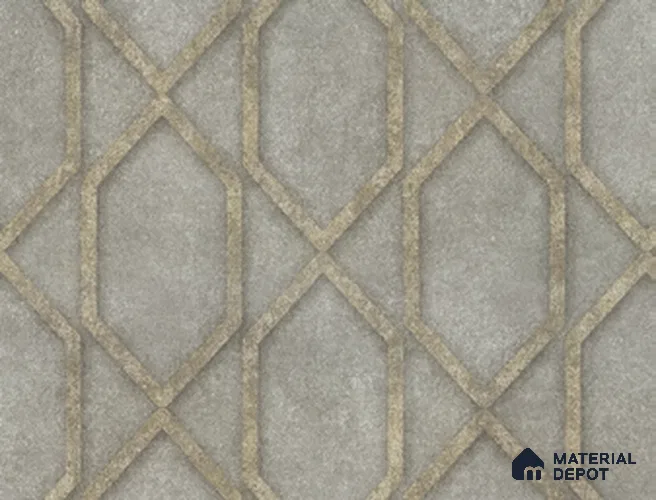 10307-3 | 17ft x 3.5 ft (42 Inches) Geometric Look Wallpaper - 59 Sq. Ft. | Minimum 15% wastage during installation