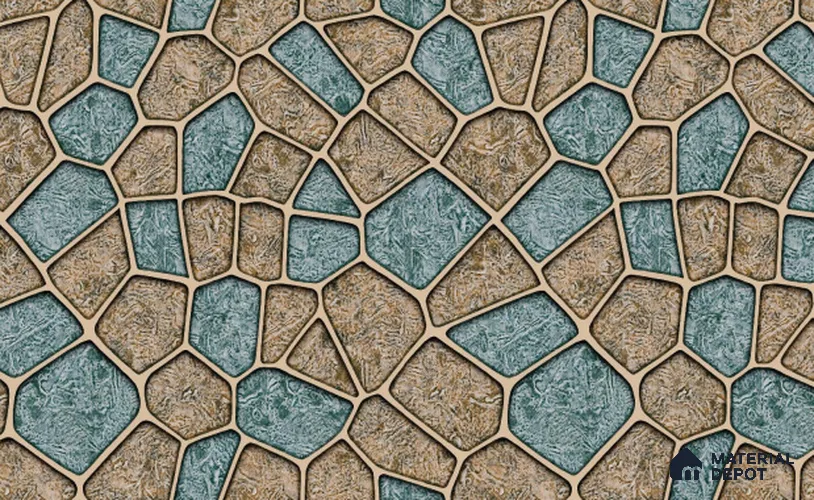 217006 | 10 Meter x 21 Inches Patterned Look Wallpaper - 57.37 Sq. Ft. | Minimum 15% wastage during installation