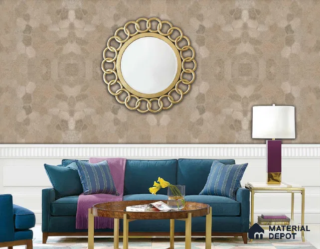 217034 | 10 Meter x 21 Inches Patterned Look Wallpaper - 57.37 Sq. Ft. | Minimum 15% wastage during installation