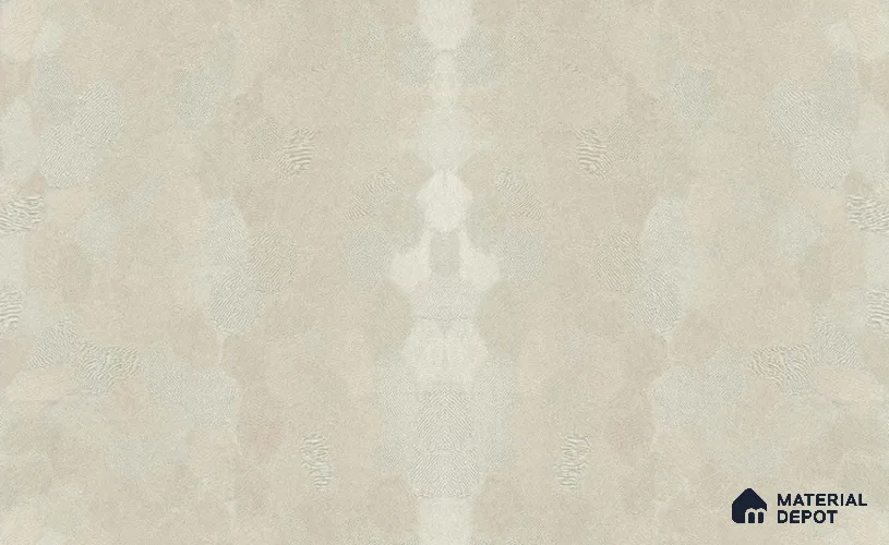 217036 | Cream Mirrored Stone Patterned Wallpaper - 10 Meter x 21 Inches, 57.37 Sq. Ft. (Min. 15% Wastage)