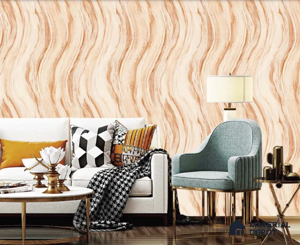 217040 | 10 Meter x 21 Inches Patterned Look Wallpaper - 57.37 Sq. Ft. | Minimum 15% wastage during installation