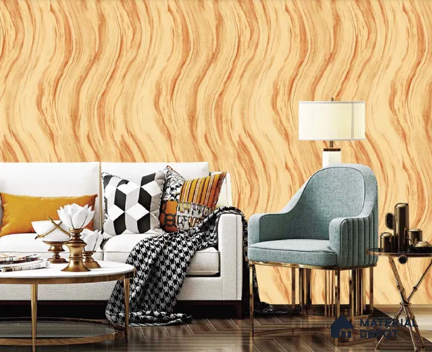 217041 | 10 Meter x 21 Inches Patterned Look Wallpaper - 57.37 Sq. Ft. | Minimum 15% wastage during installation