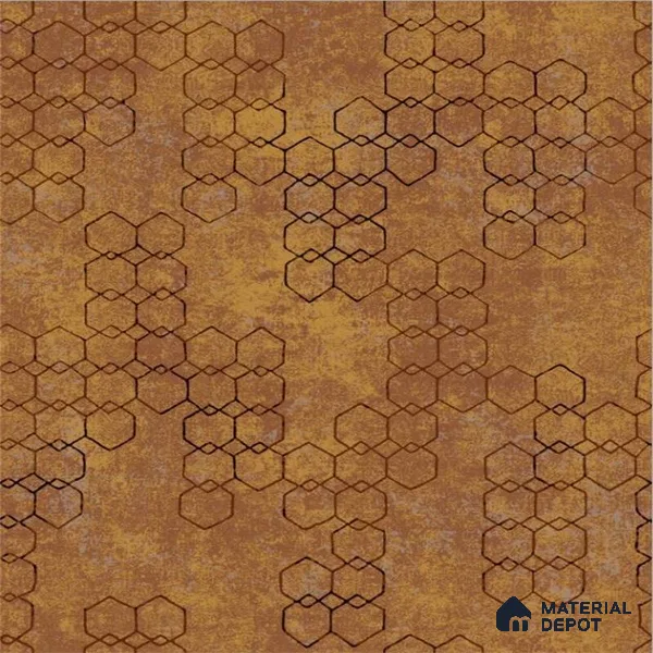 2028 | 10 Meter x 21 Inches Geometric Look Wallpaper - 57.41 Sq. Ft. | Minimum 15% wastage during installation