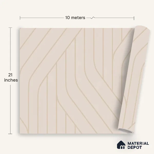 6002 | 10 Meter x 21 Inches Abstract Look Wallpaper - 57.41 Sq. Ft. | Minimum 15% wastage during installation