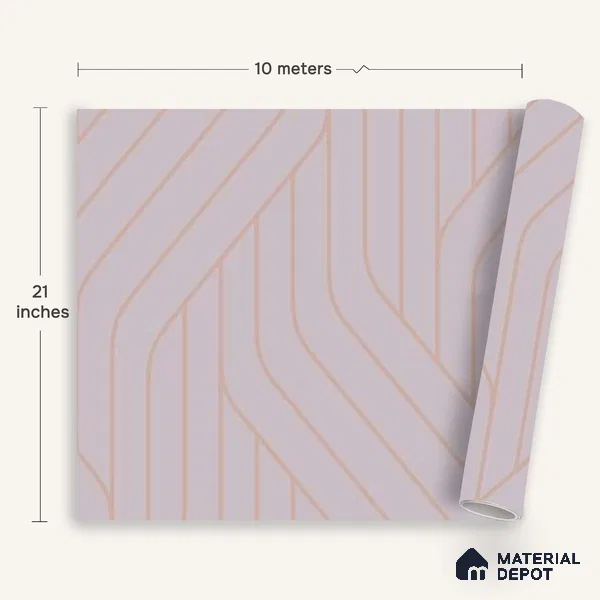 6003 | 10 Meter x 21 Inches Abstract Look Wallpaper - 57.41 Sq. Ft. | Minimum 15% wastage during installation