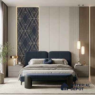 6005 | 10 Meter x 21 Inches Geometric Look Wallpaper - 57.41 Sq. Ft. | Minimum 15% wastage during installation