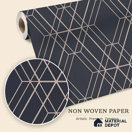 6005 | 10 Meter x 21 Inches Geometric Look Wallpaper - 57.41 Sq. Ft. | Minimum 15% wastage during installation