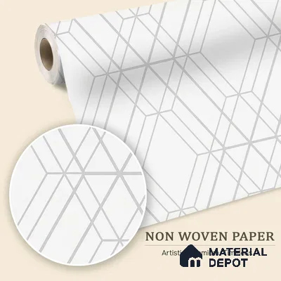 6007 | 10 Meter x 21 Inches Geometric Look Wallpaper - 57.41 Sq. Ft. | Minimum 15% wastage during installation