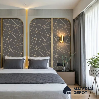 6008 | 10 Meter x 21 Inches Geometric Look Wallpaper - 57.41 Sq. Ft. | Minimum 15% wastage during installation