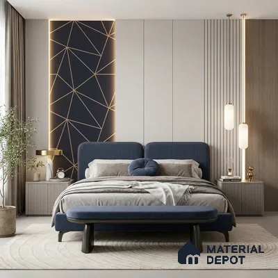 6009 | 10 Meter x 21 Inches Geometric Look Wallpaper - 57.41 Sq. Ft. | Minimum 15% wastage during installation