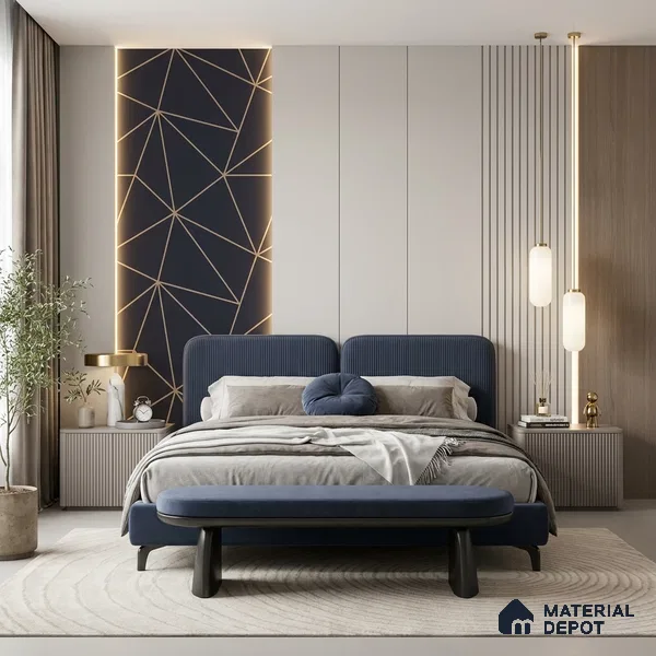 6009 | 10 Meter x 21 Inches Geometric Look Wallpaper - 57.41 Sq. Ft. | Minimum 15% wastage during installation