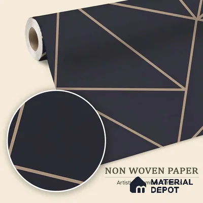 6009 | 10 Meter x 21 Inches Geometric Look Wallpaper - 57.41 Sq. Ft. | Minimum 15% wastage during installation