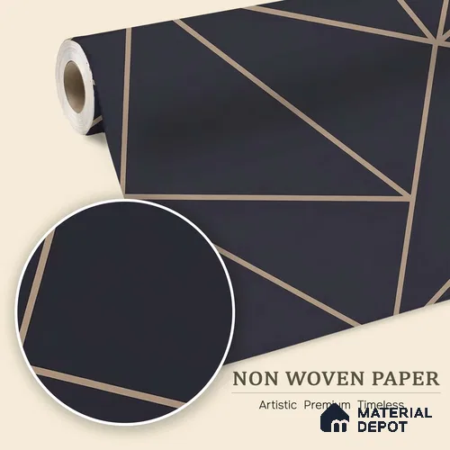 6009 | 10 Meter x 21 Inches Geometric Look Wallpaper - 57.41 Sq. Ft. | Minimum 15% wastage during installation