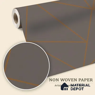 6010 | 10 Meter x 21 Inches Geometric Look Wallpaper - 57.41 Sq. Ft. | Minimum 15% wastage during installation