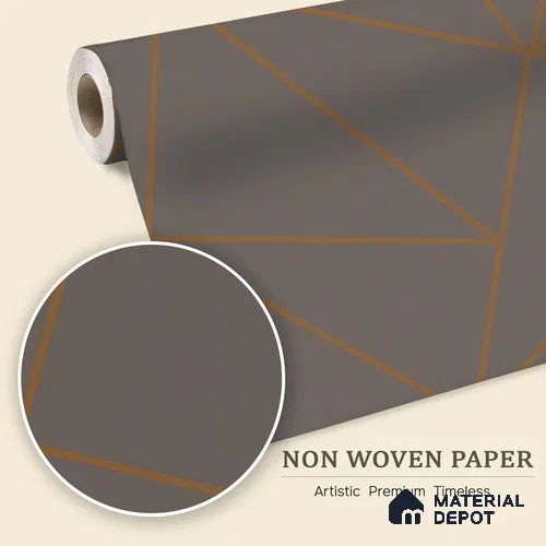 6010 | 10 Meter x 21 Inches Geometric Look Wallpaper - 57.41 Sq. Ft. | Minimum 15% wastage during installation
