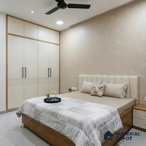 6011 | 10 Meter x 21 Inches Geometric Look Wallpaper - 57.41 Sq. Ft. | Minimum 15% wastage during installation