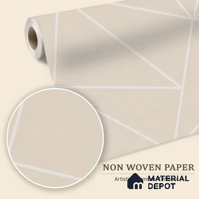 6011 | 10 Meter x 21 Inches Geometric Look Wallpaper - 57.41 Sq. Ft. | Minimum 15% wastage during installation