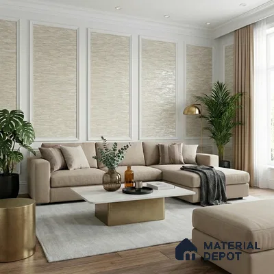 6014 | 10 Meter x 21 Inches Texture Look Wallpaper - 57.41 Sq. Ft. | Minimum 15% wastage during installation