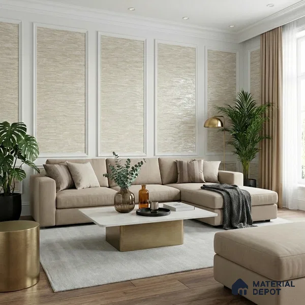 6014 | 10 Meter x 21 Inches Texture Look Wallpaper - 57.41 Sq. Ft. | Minimum 15% wastage during installation
