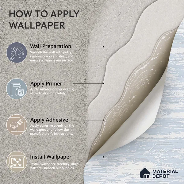 6015 | 10 Meter x 21 Inches Texture Look Wallpaper - 57.41 Sq. Ft. | Minimum 15% wastage during installation