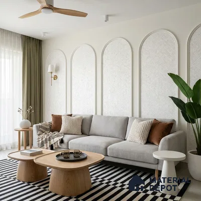 6016 | 10 Meter x 21 Inches Texture Look Wallpaper - 57.41 Sq. Ft. | Minimum 15% wastage during installation