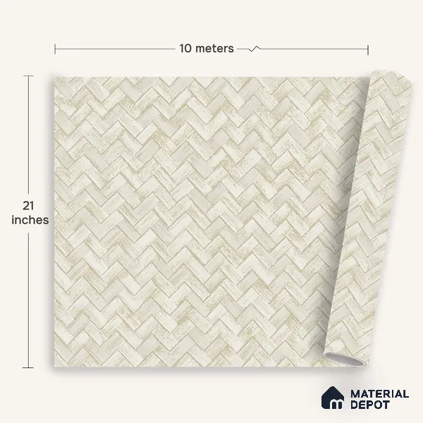6017 | 10 Meter x 21 Inches Texture Look Wallpaper - 57.41 Sq. Ft. | Minimum 15% wastage during installation