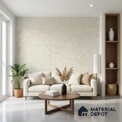 6017 | 10 Meter x 21 Inches Texture Look Wallpaper - 57.41 Sq. Ft. | Minimum 15% wastage during installation
