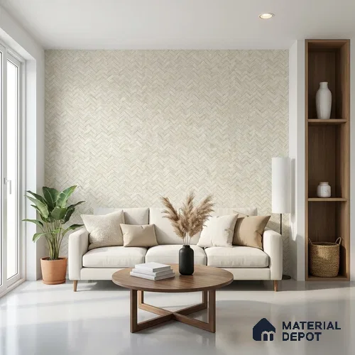 6017 | 10 Meter x 21 Inches Texture Look Wallpaper - 57.41 Sq. Ft. | Minimum 15% wastage during installation