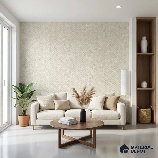 6017 | 10 Meter x 21 Inches Texture Look Wallpaper - 57.41 Sq. Ft. | Minimum 15% wastage during installation