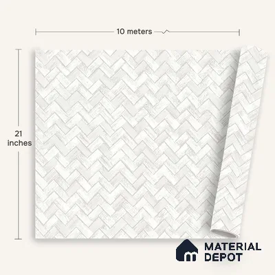 6018 | 10 Meter x 21 Inches Texture Look Wallpaper - 57.41 Sq. Ft. | Minimum 15% wastage during installation
