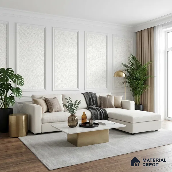 6018 | 10 Meter x 21 Inches Texture Look Wallpaper - 57.41 Sq. Ft. | Minimum 15% wastage during installation