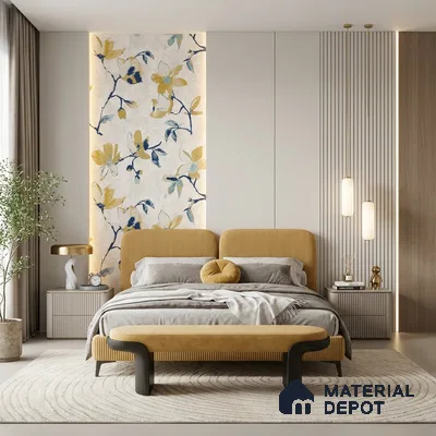 6019 | 10 Meter x 21 Inches Florals Look Wallpaper - 57.41 Sq. Ft. | Minimum 15% wastage during installation